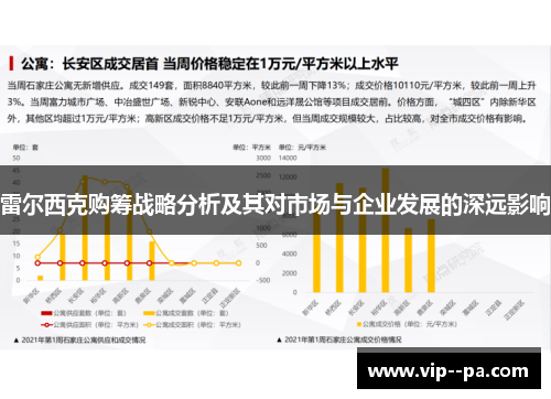 雷尔西克购筹战略分析及其对市场与企业发展的深远影响